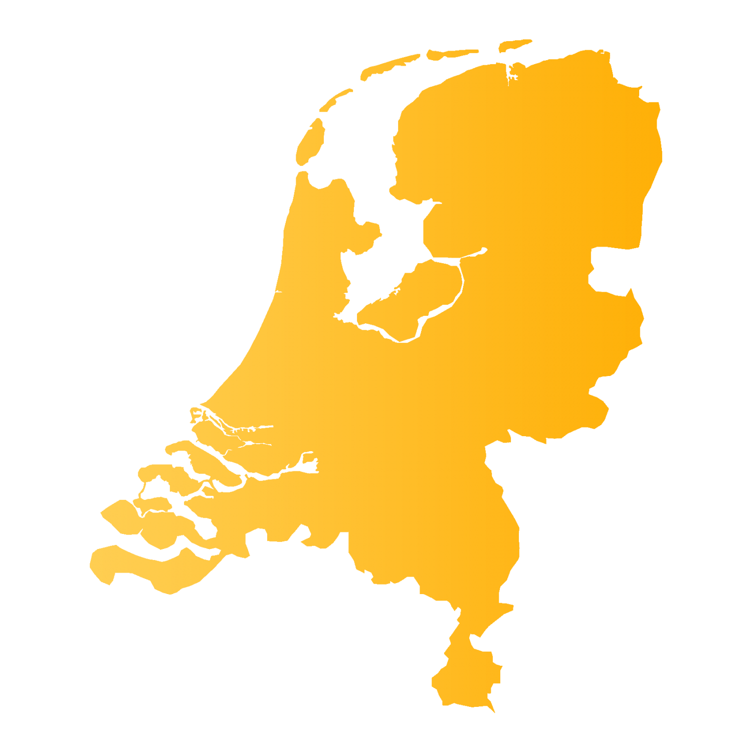 Kaart van Nederland