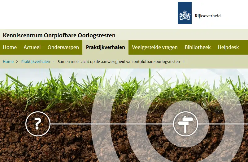 Publicatie Kenniscentrum Ontplofbare Oorlogsresten